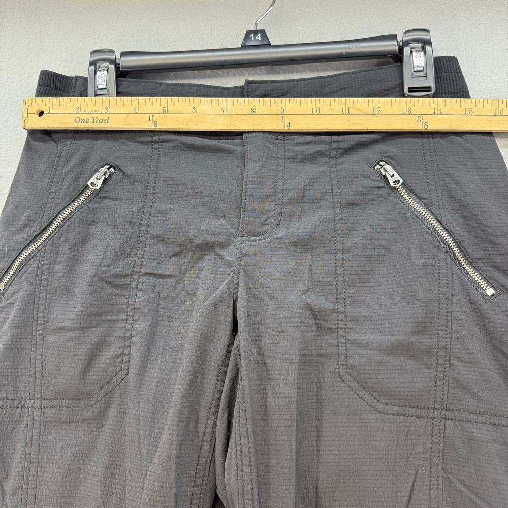 Athleta Joggers Women's 8 Black Cargo Athleisure Preppy Fitness Wear Casual - Picture 9 of 13